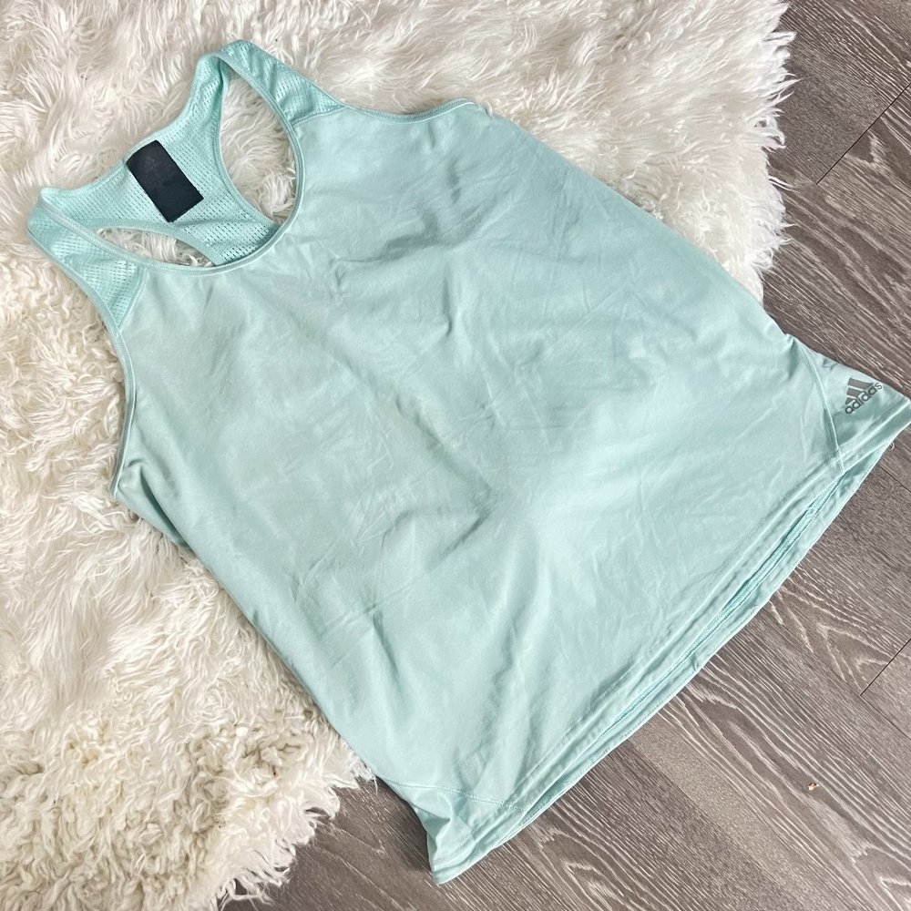 Adidas Razor back tank top mint green Size XL